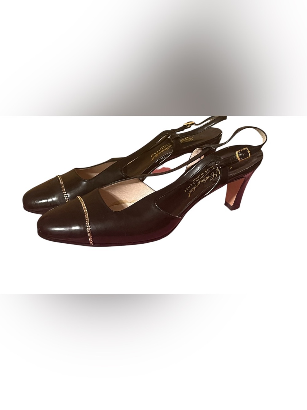 Made in Italy Leather Slingback These Lady Continental by Buccioni-Firenze pumps